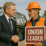 An-image-mimicking-CFMEU-Leader-and-a-government-official